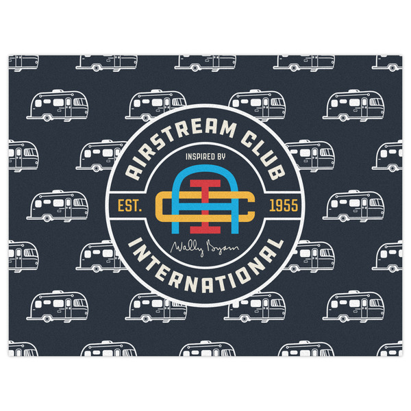 Airstream Club International Logo Indoor / Outdoor Rug - 6'x8' - Front Flat