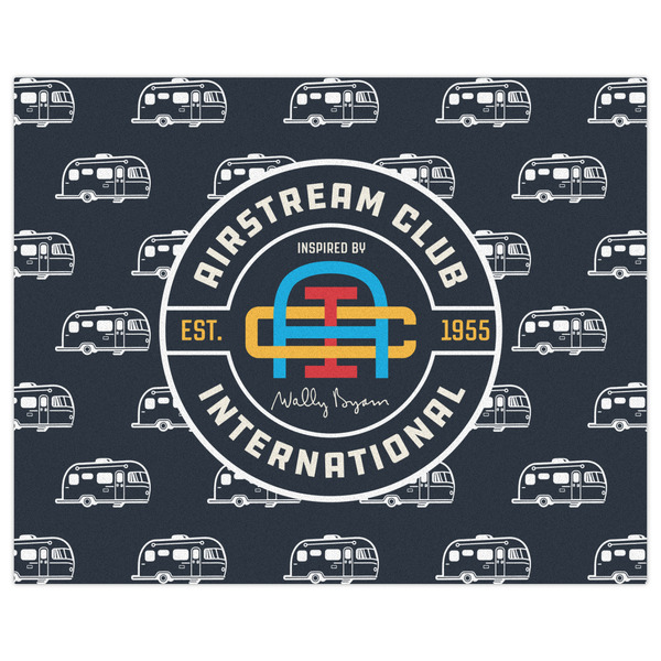 Airstream Club International Logo Indoor / Outdoor Rug - 8'x10' - Front Flat