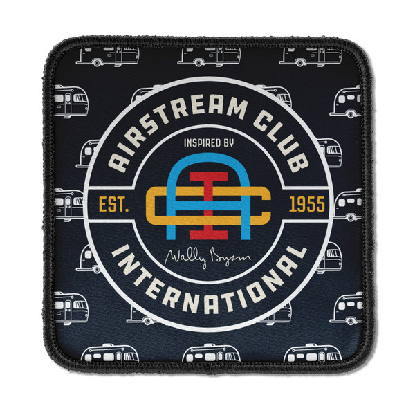 Airstream Club International Logo Iron On Patch -  Square - Front