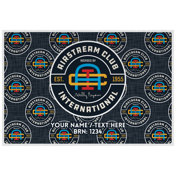 Airstream Club International Logo Laminated Placemat - Back