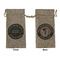 Airstream Club International Logo Burlap Gift Bag - Large - Double-Sided