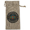 Airstream Club International Logo Burlap Gift Bag - Large - Single-Sided