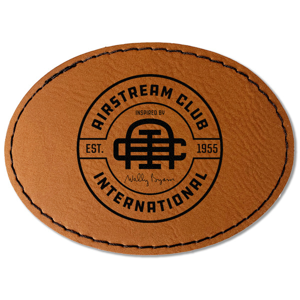 Airstream Club International Logo Leatherette Patches - Oval