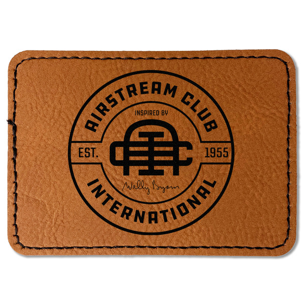 Airstream Club International Logo Leatherette Patches - Rectangle