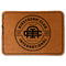 Airstream Club International Logo Faux Leather Iron On Patch - Rectangle