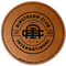 Airstream Club International Logo Faux Leather Iron On Patch - Round