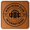 Airstream Club International Logo Faux Leather Iron On Patch - Square