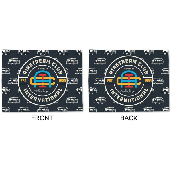 Airstream Club International Logo Linen Placemat - APPROVAL (double sided)
