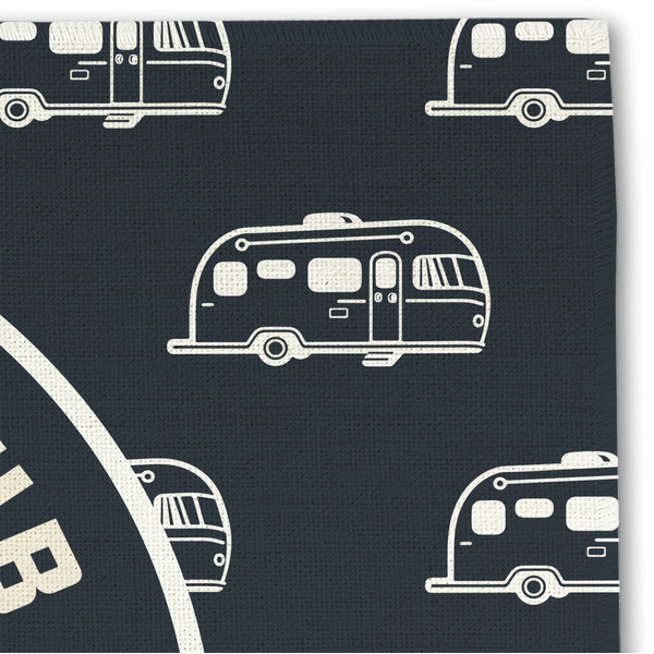 Airstream Club International Logo Linen Placemat - Detail