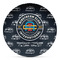 Airstream Club International Logo Microwave Safe Plastic Plate - Composite Polymer