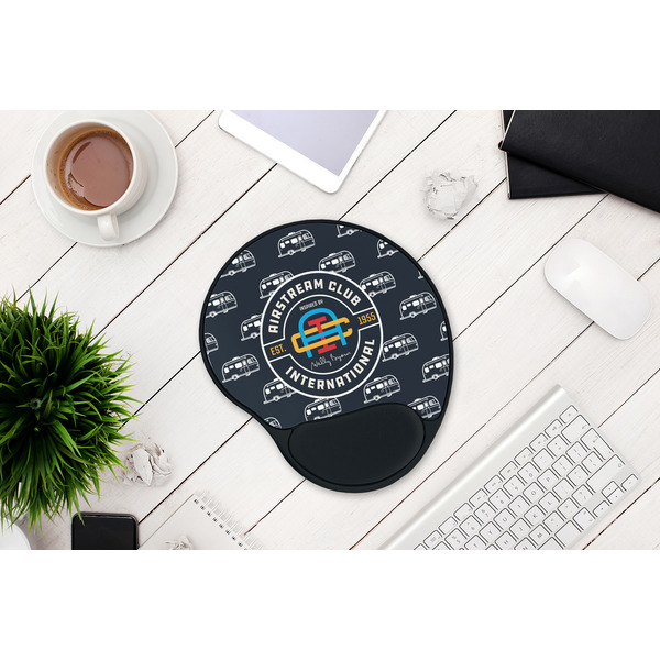 Airstream Club International Logo Mouse Pad with Wrist Rest - LIFESYTLE 1