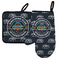 Airstream Club International Logo Left Oven Mitt & Pot Holder Set