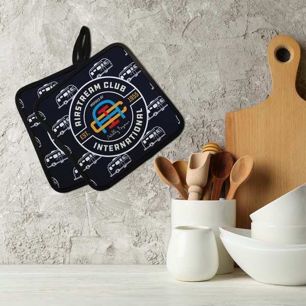 Airstream Club International Logo Neoprene Pot Holder - Set of 2  LIFESTYLE