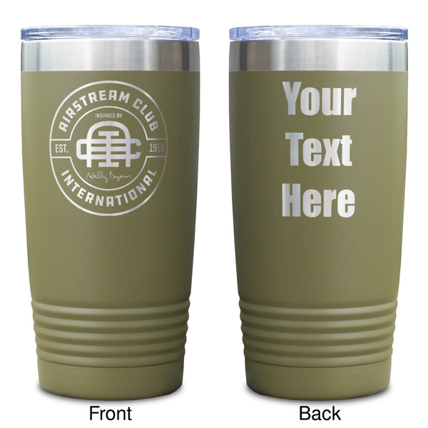 Airstream Club International Logo Olive Polar Camel Tumbler - 20oz - Double Sided - Approval