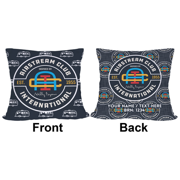 Airstream Club International Logo Outdoor Pillow - 20x20