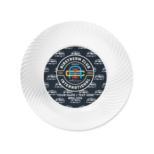 Airstream Club International Logo Plastic Party Appetizer & Dessert Plates - Approval