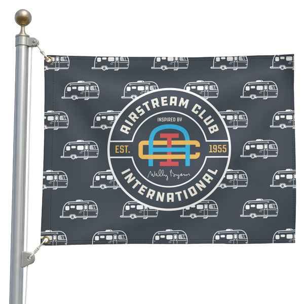 Custom Airstream Club International Logo Pole Flag