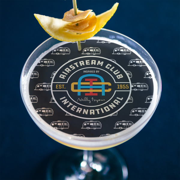 Airstream Club International Logo Printed Drink Topper - XLarge - In Context
