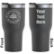 Airstream Club International Logo RTIC Tumbler - Black - Laser Engraved - Double-Sided