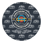 Airstream Club International Logo Round Decal - XLarge