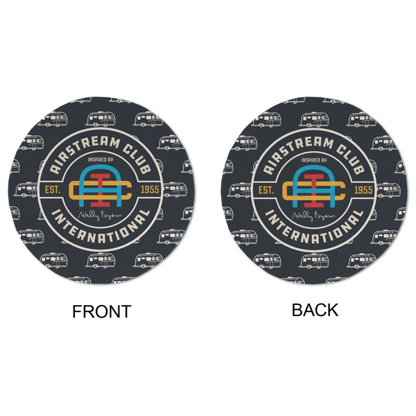 Airstream Club International Logo Round Linen Placemats - APPROVAL (double sided)