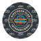 Airstream Club International Logo Round Linen Placemat