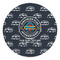 Airstream Club International Logo Round Stone Trivet