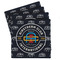 Airstream Club International Logo Absorbent Stone Coasters - Set of 4