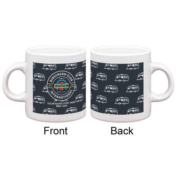 Airstream Club International Logo Single Shot Espresso Cup - Single - Front & Back
