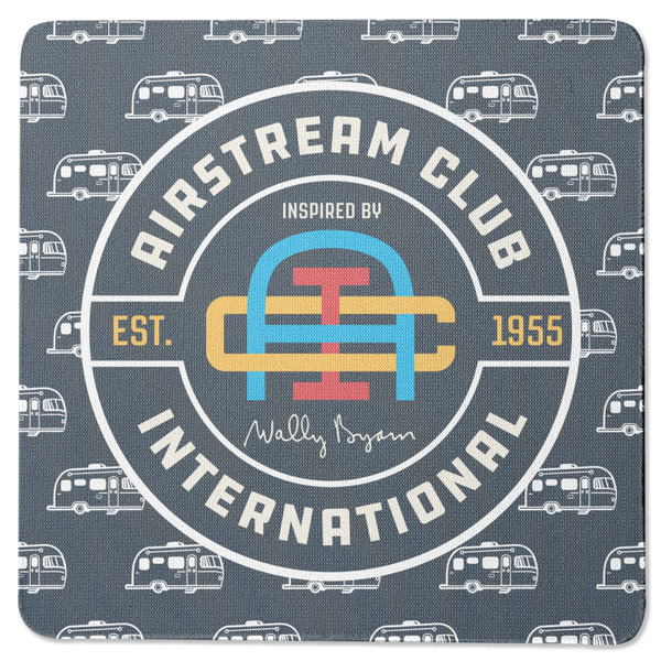 Airstream Club International Logo Square Coaster Rubber Back - Single