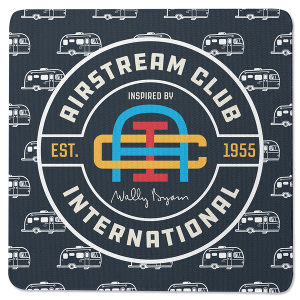 Airstream Club International Logo Square Coaster Rubber Back - Single
