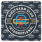Airstream Club International Logo Square Rubber Backed Coaster - Single