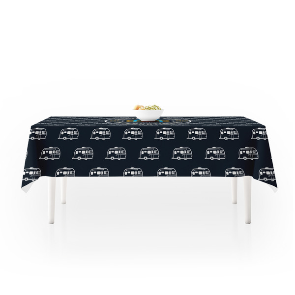 Airstream Club International Logo Tablecloths (58"x102") - LIFESTYLE (side view)