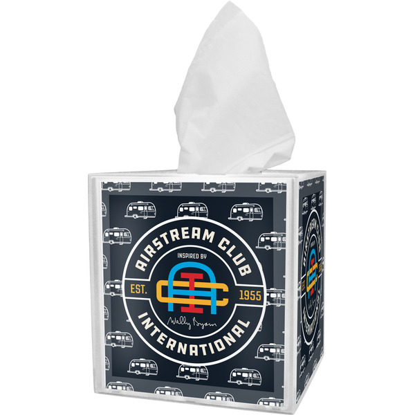 Custom Airstream Club International Logo Tissue Box Cover