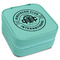 Airstream Club International Logo Travel Jewelry Box - Teal Leather