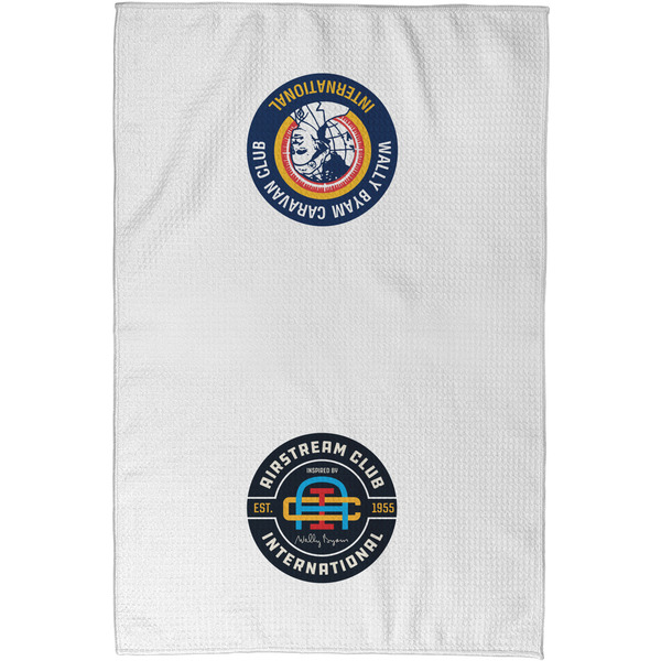 Airstream Club International Logo Waffle Towel - Partial Print - Approval Image