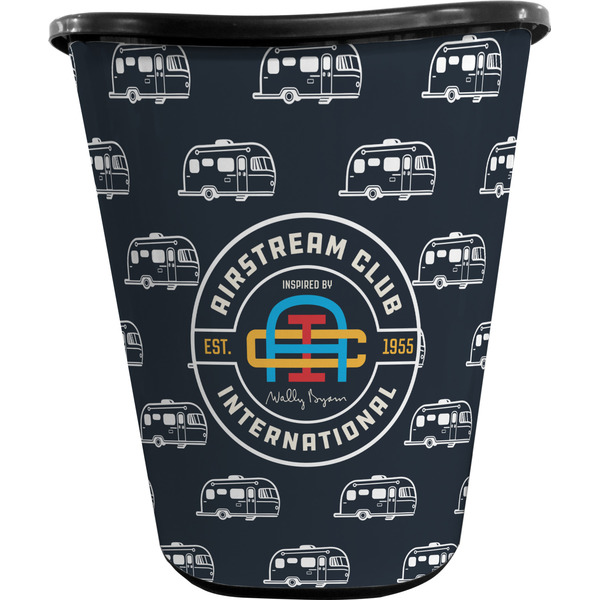 Airstream Club International Logo Waste Basket - Black - Front