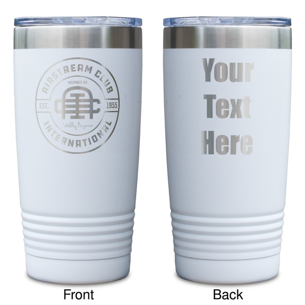 Airstream Club International Logo White Polar Camel Tumbler - 20oz - Double Sided - Approval