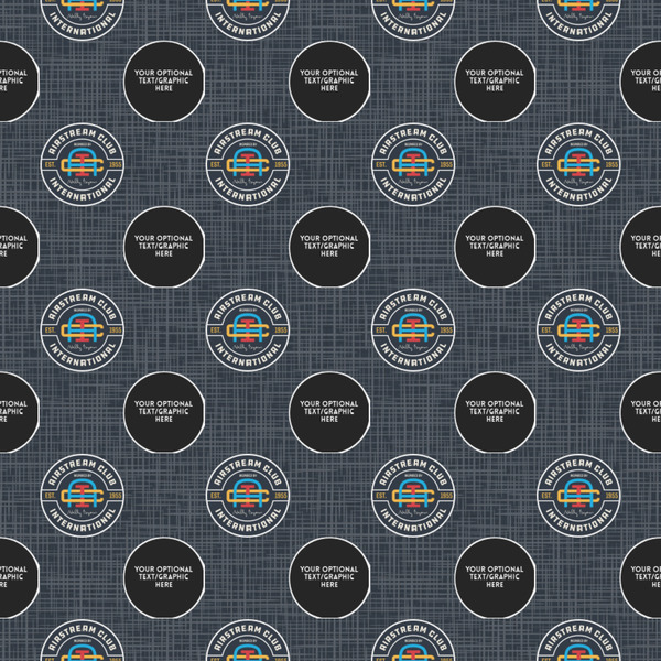Airstream Club International Logo Wrapping Paper 12" x 12" Close Up