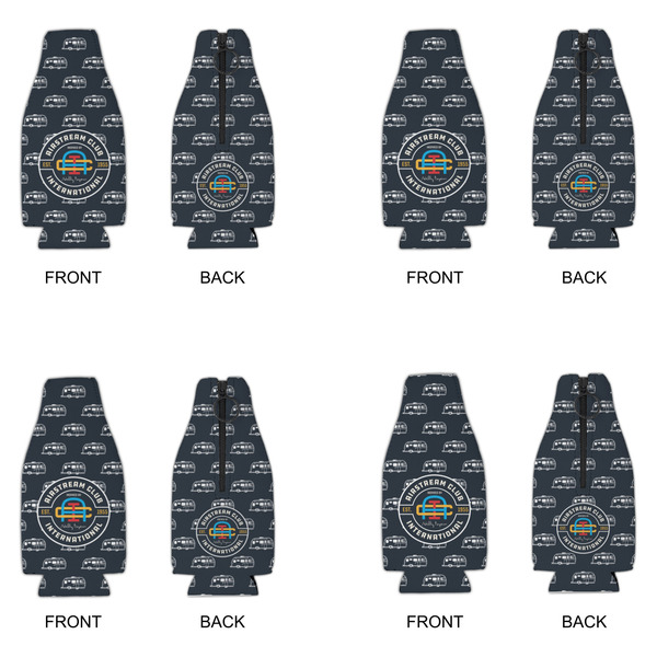 Airstream Club International Logo Zipper Bottle Cooler - Set of 4 - Approval