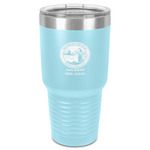 Silver on the Seas 30 oz Stainless Steel Tumbler - Teal - Single-Sided