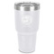 Silver on the Seas 30 oz Stainless Steel Tumbler - White - Single-Sided