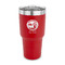 Silver on the Seas 30 oz Stainless Steel Tumbler - Red - Single-Sided