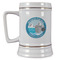 Silver on the Seas Beer Stein - Front View
