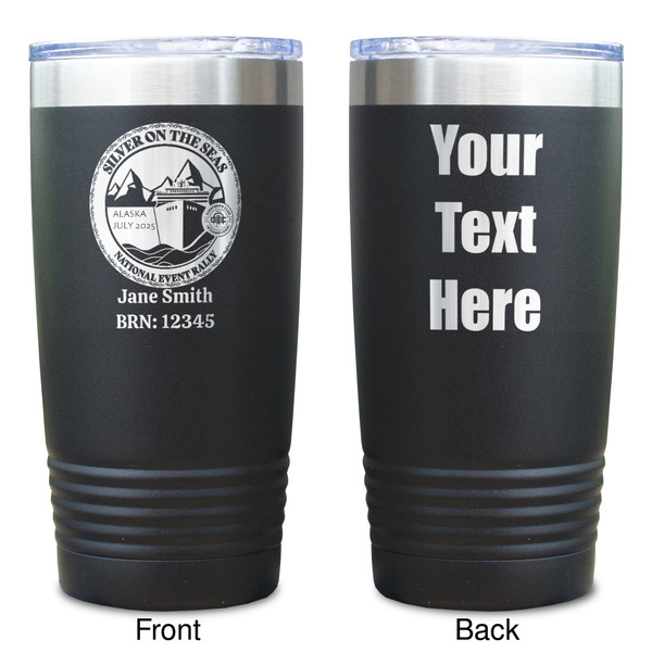 Silver on the Seas Black Polar Camel Tumbler - 20oz - Double Sided  - Approval