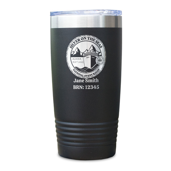 Silver on the Seas Black Polar Camel Tumbler - 20oz - Single Sided - Approval