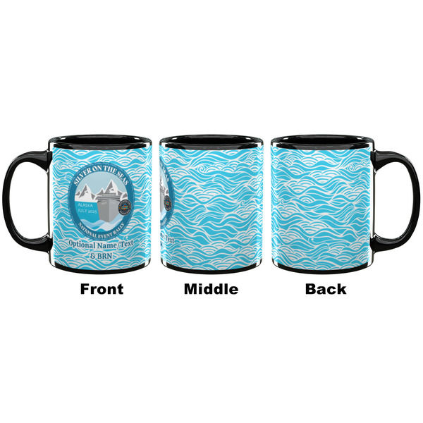 Silver on the Seas Coffee Mug - 11 oz - Black APPROVAL