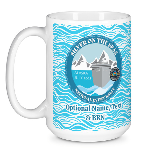 Silver on the Seas Coffee Mug - 15 oz - White