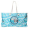 Silver on the Seas Large Tote Bag with Rope Handles