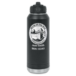 Silver on the Seas Water Bottle - Laser Engraved